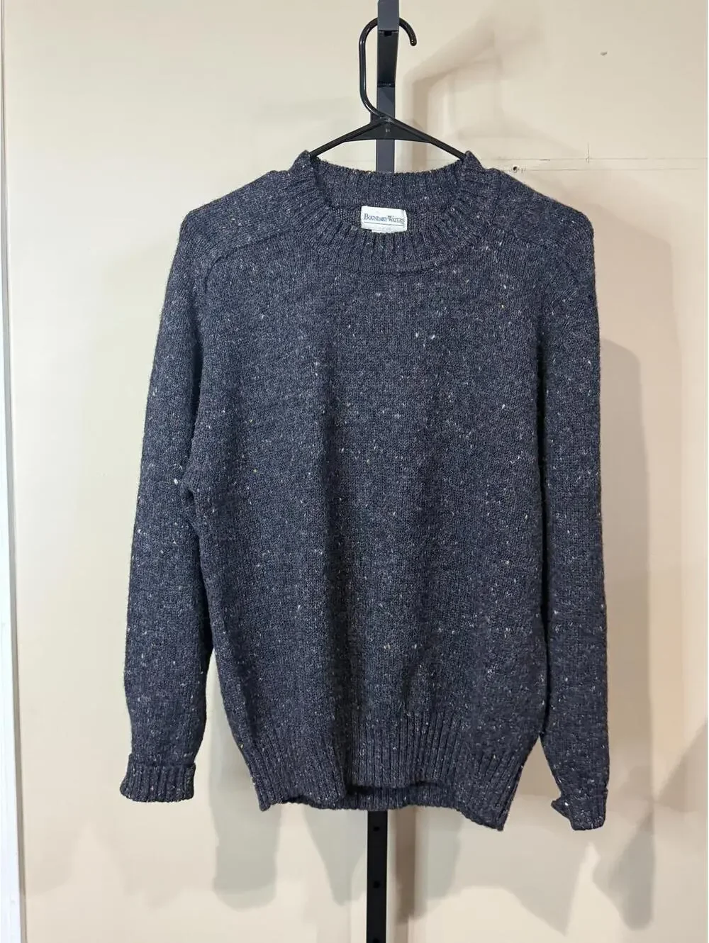 Boundary Waters Vintage 90s Medium Wool Men's Crew Neck Sweater